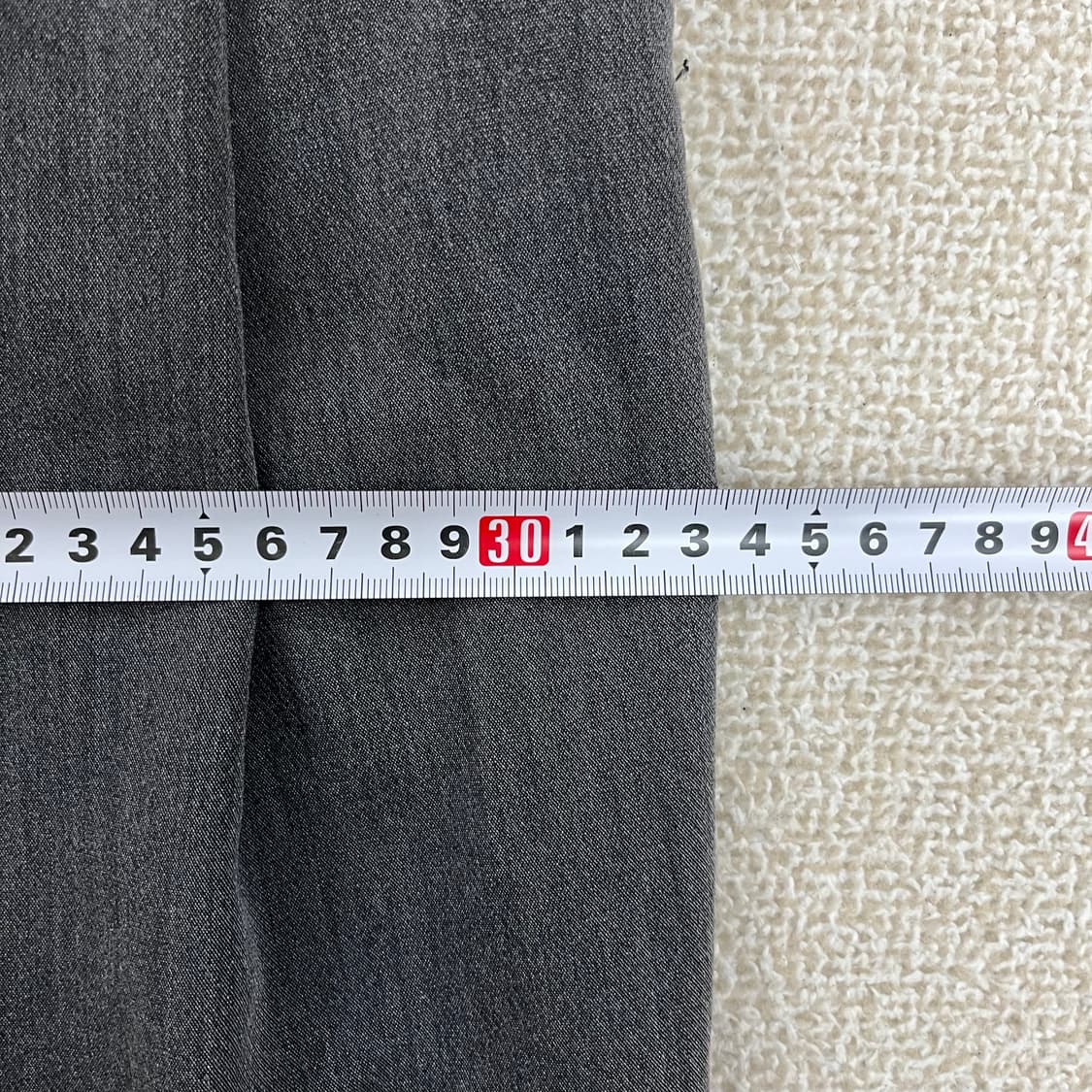 [28] 커스텀어클락 여성 그레이 와이드 슬랙스 정장 바지 0108M1 상품이미지7