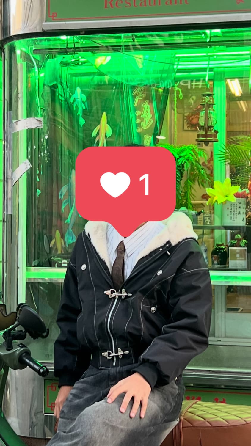 일본 직구 후크 털 자켓 S 상품이미지5