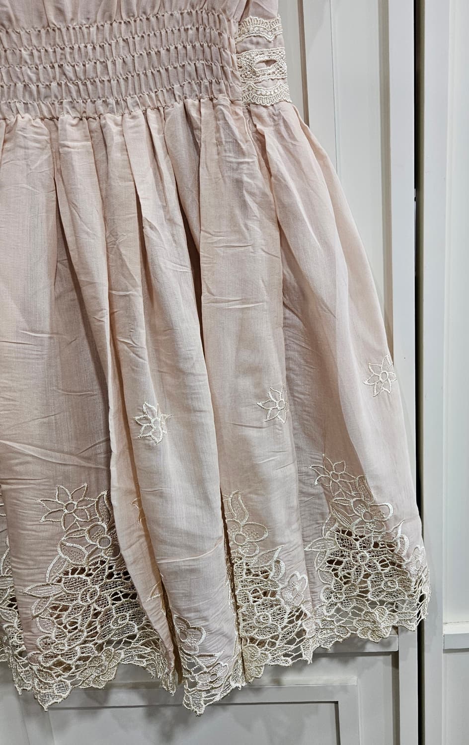 시크릿매직 레이스 핑크 원피스 상품이미지6