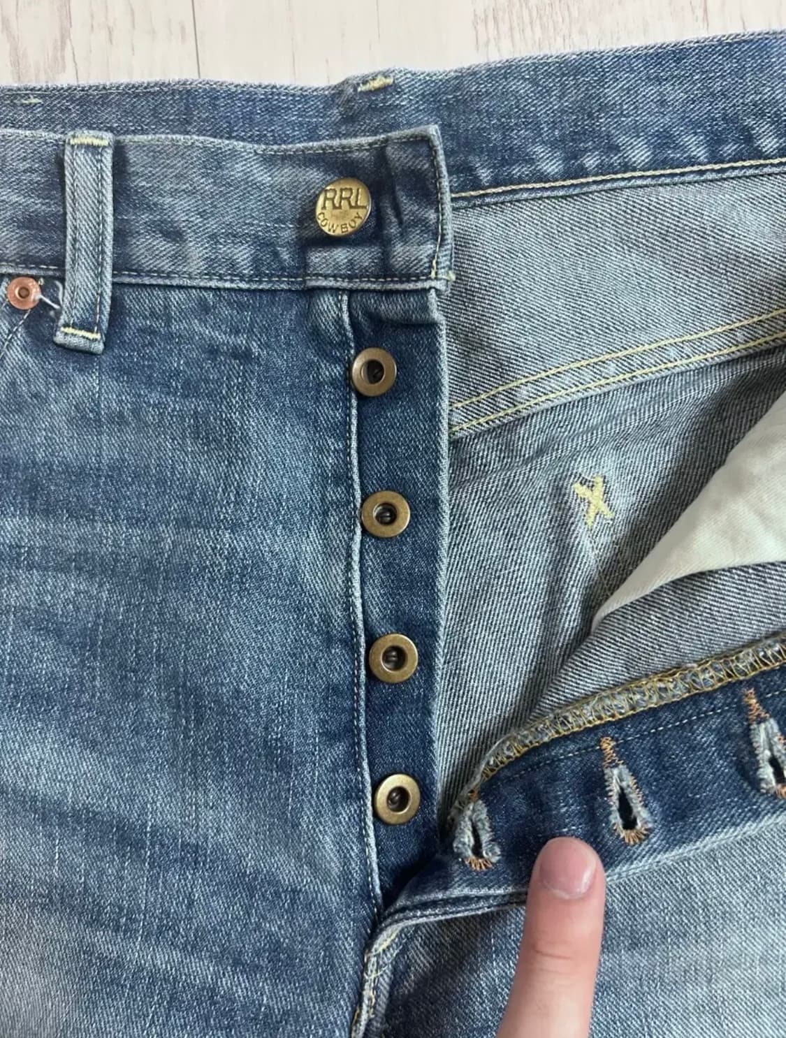 RRL 빈티지 파이브 포켓 데님 쇼츠 반바지 30 상품이미지4