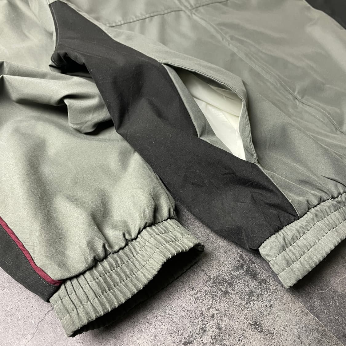 CHAMPION 챔피온 빈티지 카키 윈드브레이커 A00385 상품이미지5