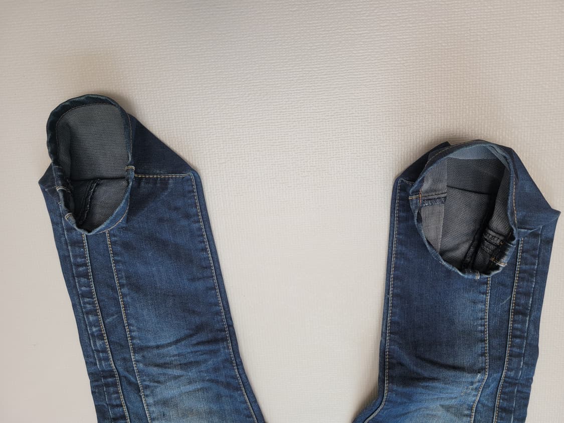 남자 메탈지퍼 엠보 청바지 31 다크네이비 상품이미지8