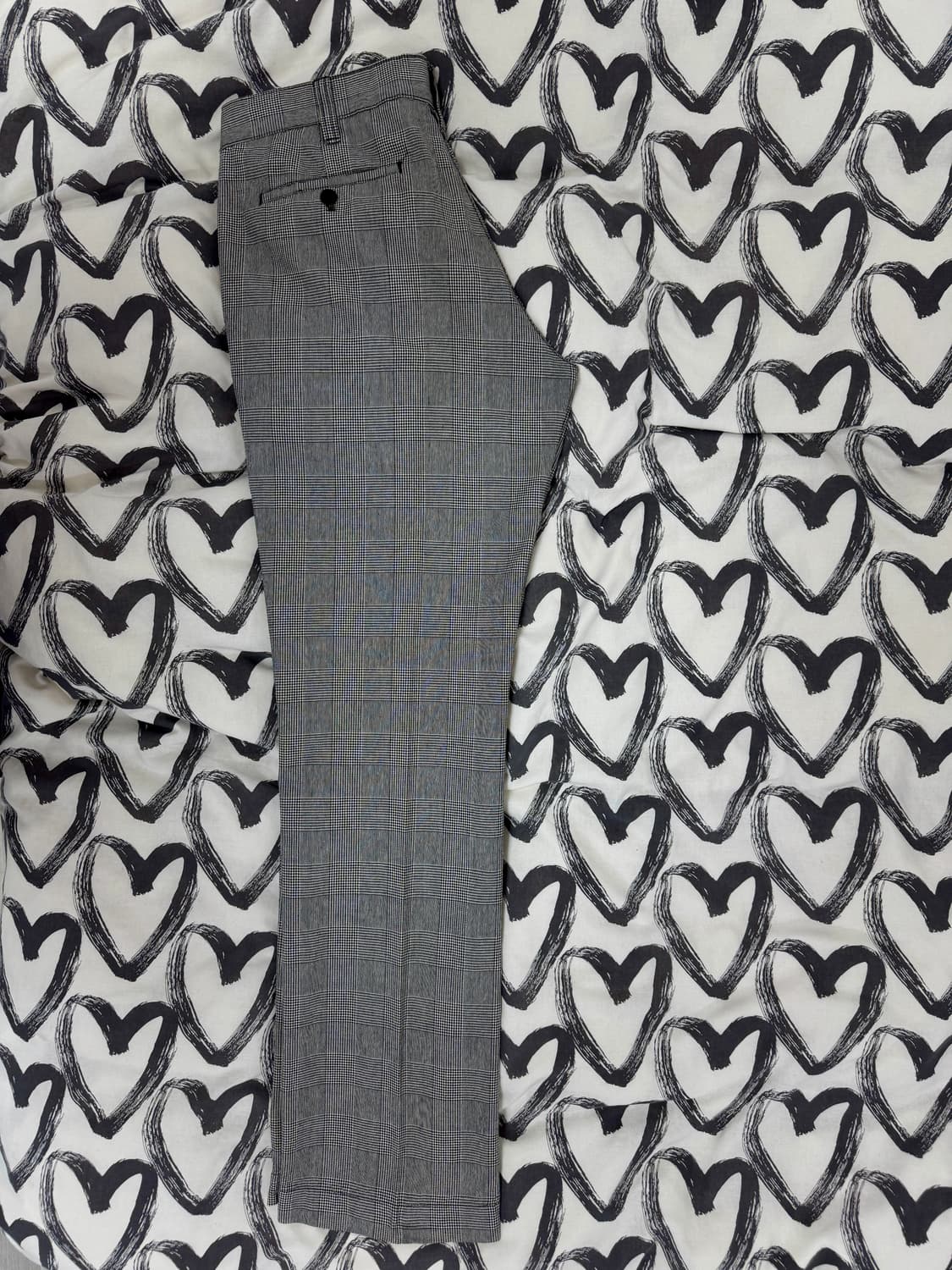 [신품급] 일본 정글스톰 하운드투쓰 체크 코튼 100% 팬츠 / 84 ( 상품이미지3