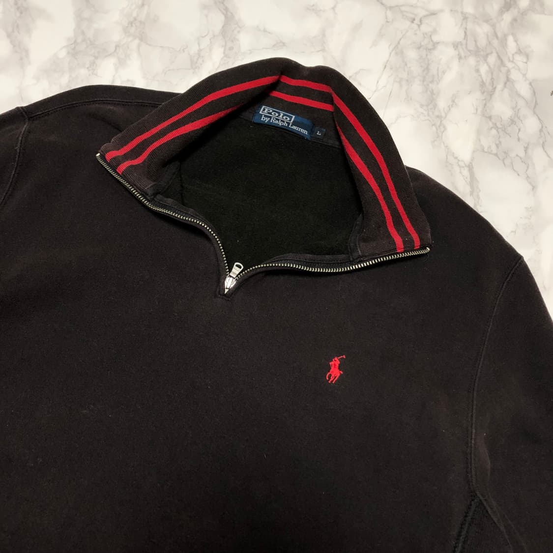 폴로 랄프로렌 반집업 맨투맨 초코브라운 티셔츠  상품이미지3