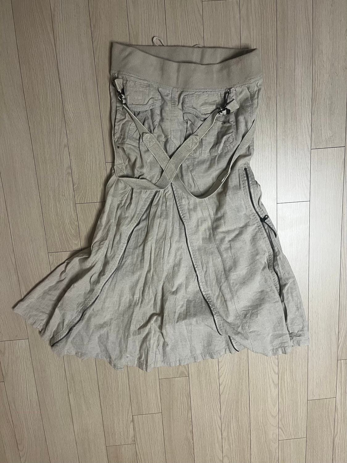 G.O.A 고아 카고 치마 베이지 상품이미지2