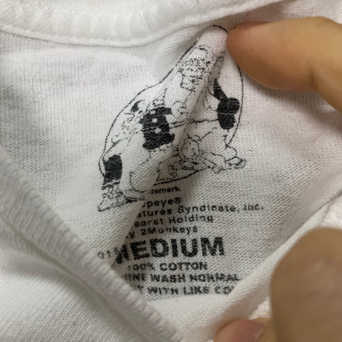 M)2monkeys 뽀빠이 반팔티 상품이미지3