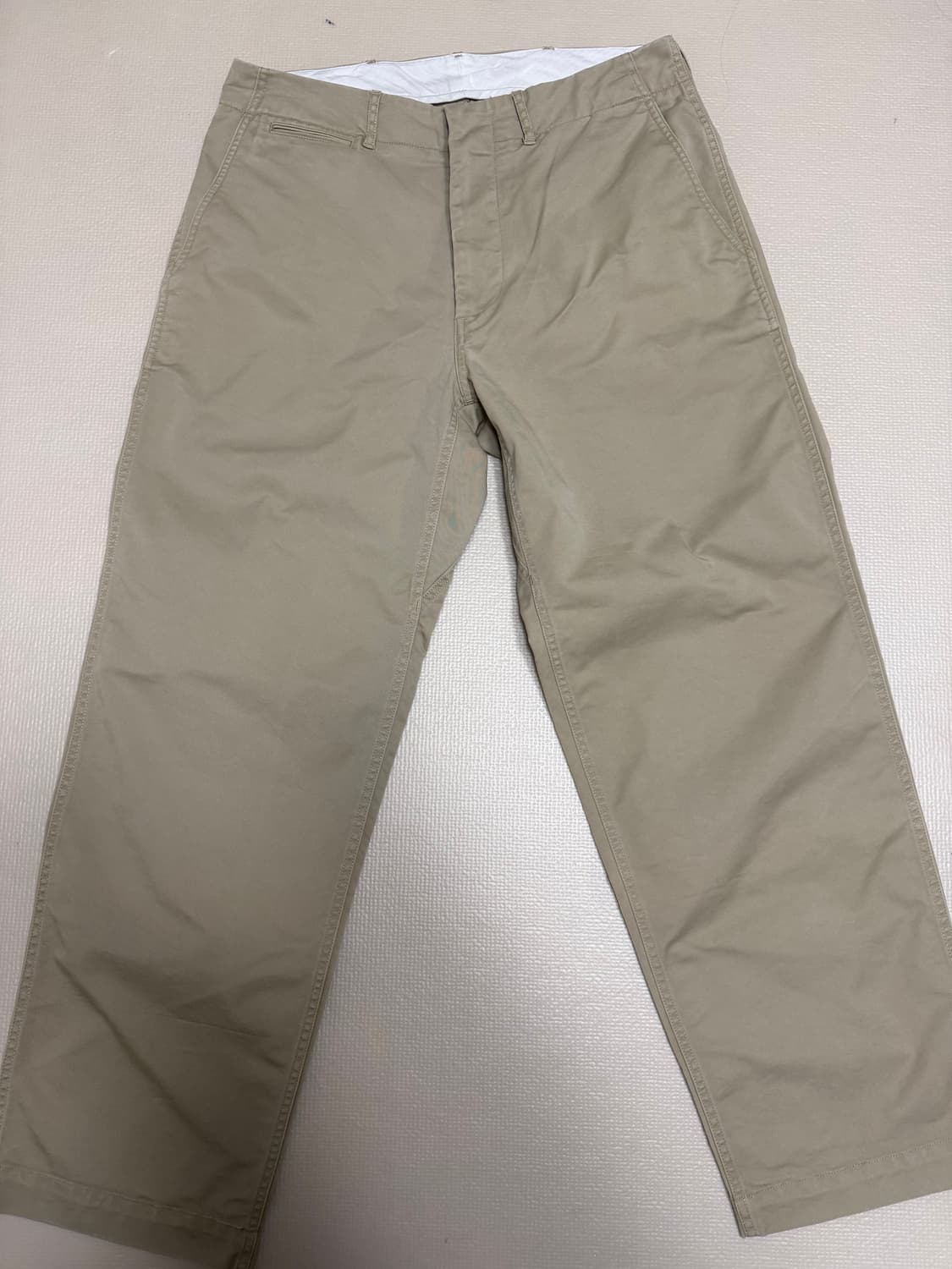 (32)나나미카 와이드 치노 카키 상품이미지3