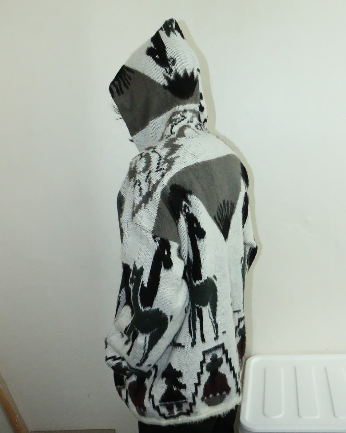 빈티지 울 후드 집업  상품이미지1