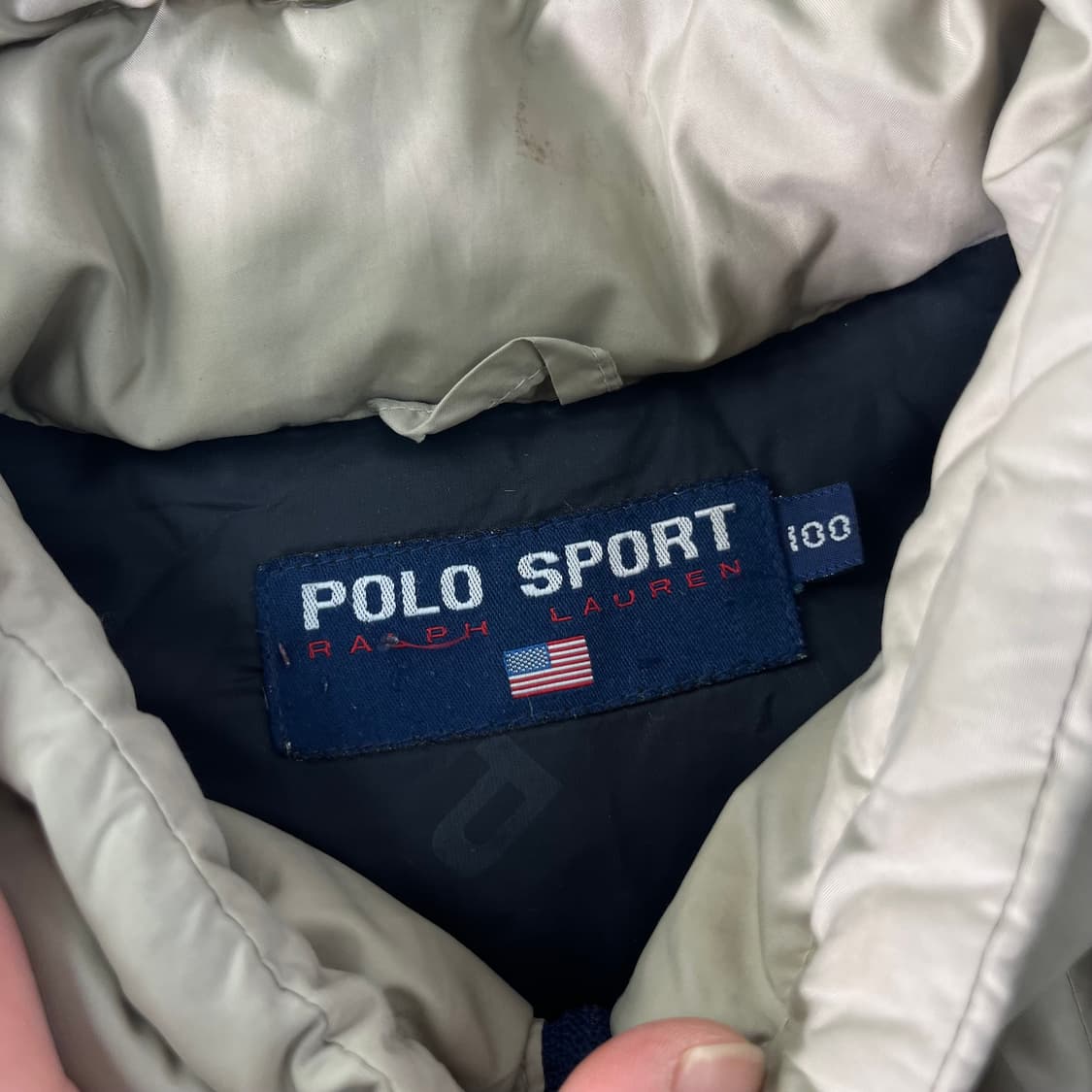 105 폴로랄프로렌 스포츠 덕다운 성조기 패딩 상품이미지3