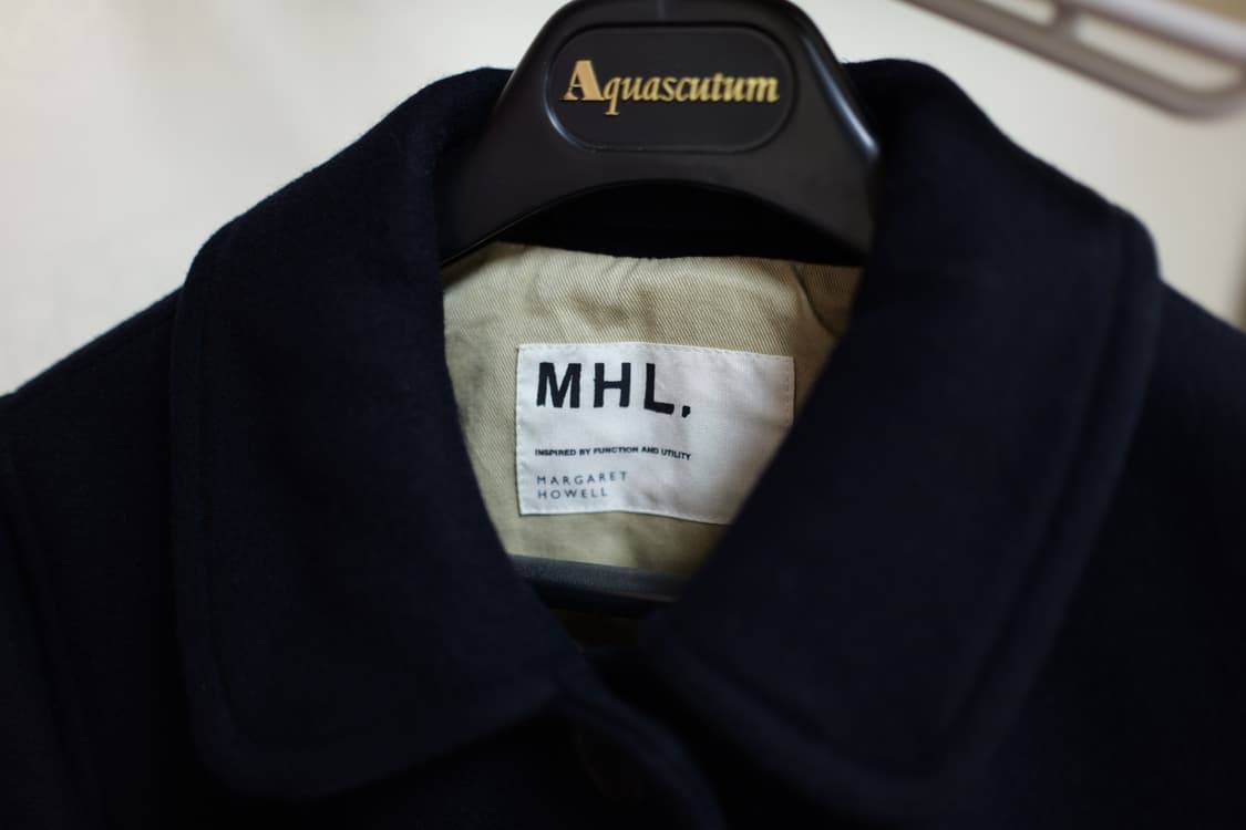 MHL 마가렛호웰 블랙 코트 사이즈 ii 상품이미지8