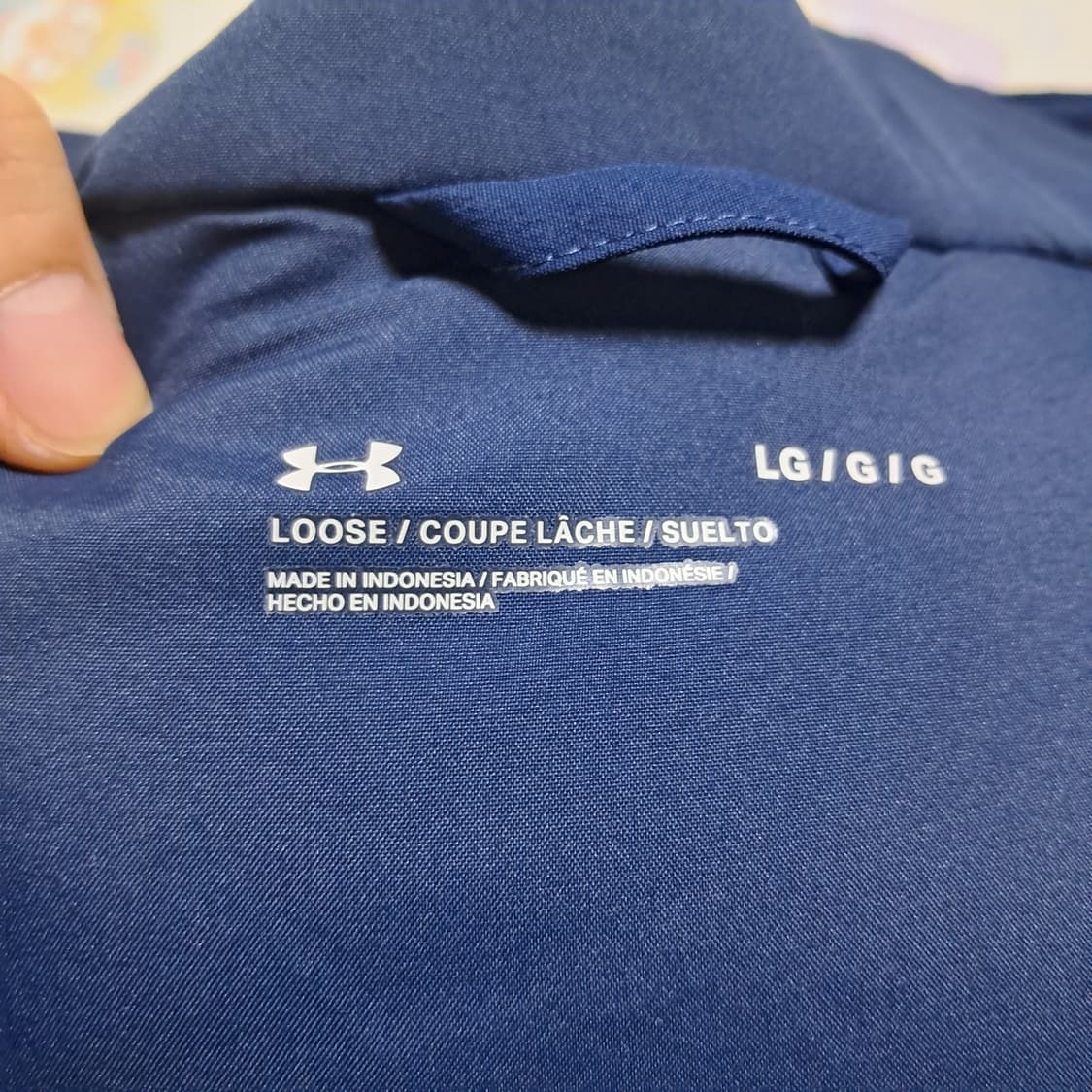 언더아머 네이비 남성 롱패딩 L사이즈(약100~105)상태상급 상품이미지8