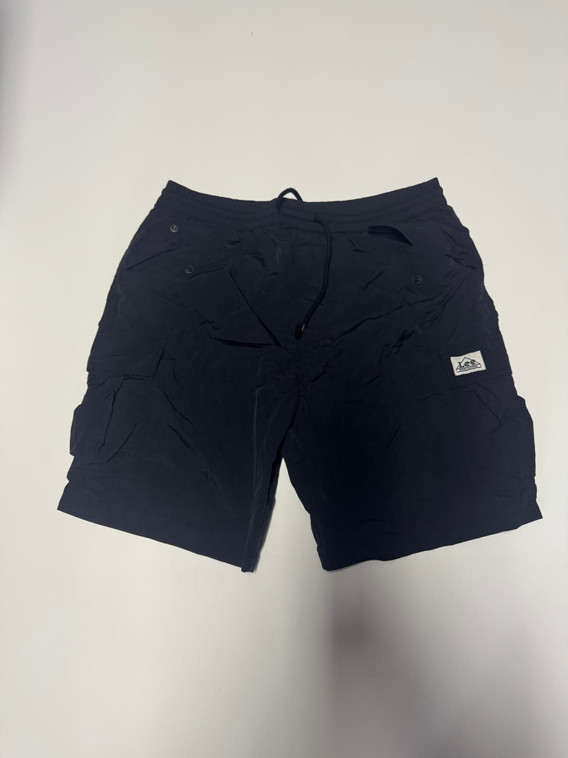 Lee 리 투 포켓 나일론 밴딩 카고 반바지 블랙 XL 33.8인치 상품이미지1