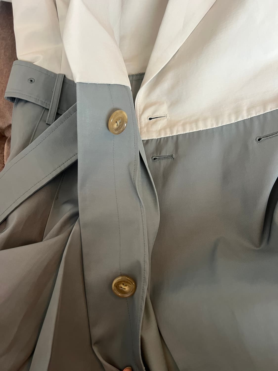 앤더슨벨 여성 카키베이지 벨티드원피스 반팔원피스  상품이미지6