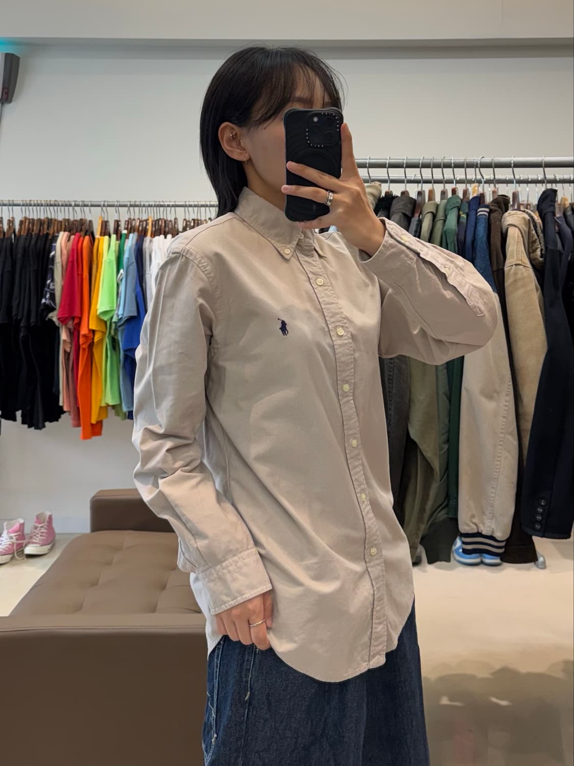 폴로 랄프로렌 셔츠 베이지 상품이미지6