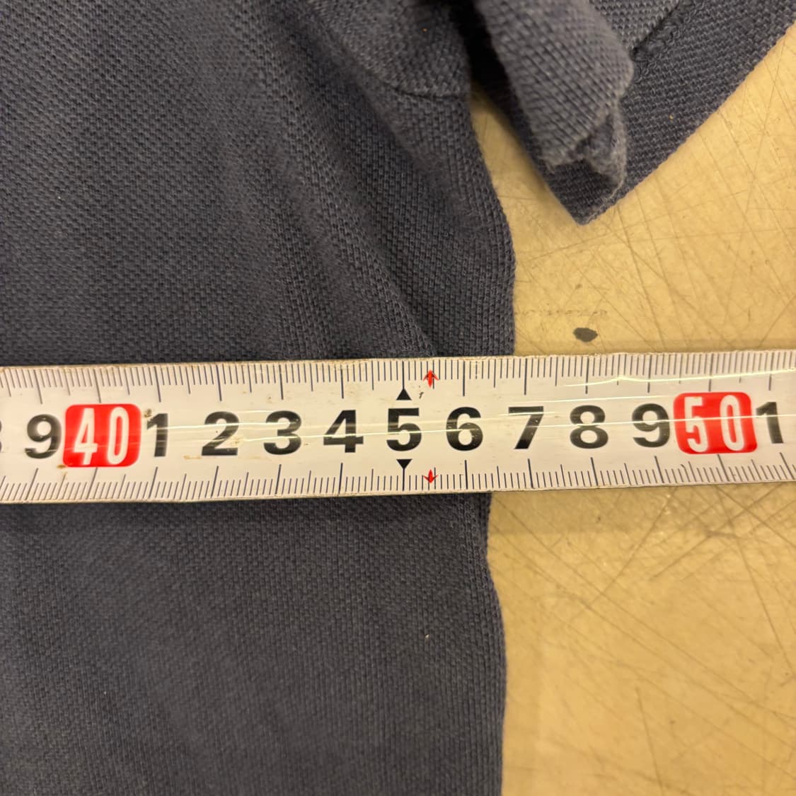 타미진스 네이비 반집업 카라티셔츠 상품이미지5