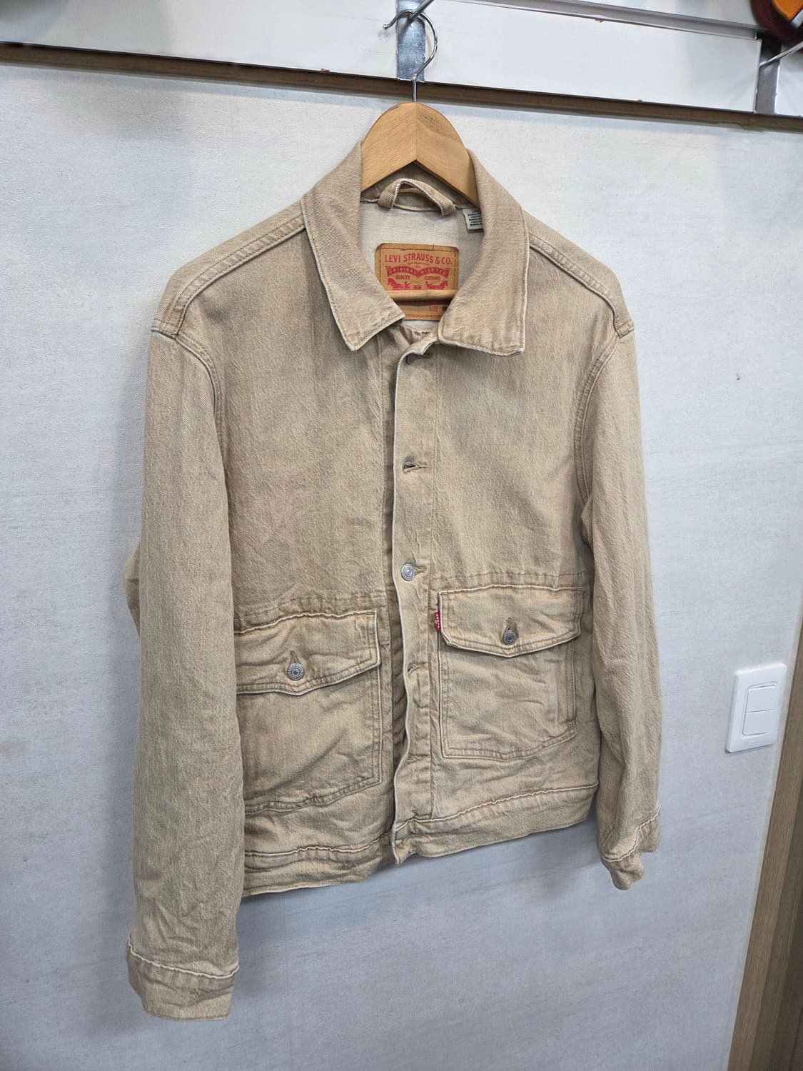 리바이스 사막톤 워싱 트러커 데님자켓 M 상품이미지6