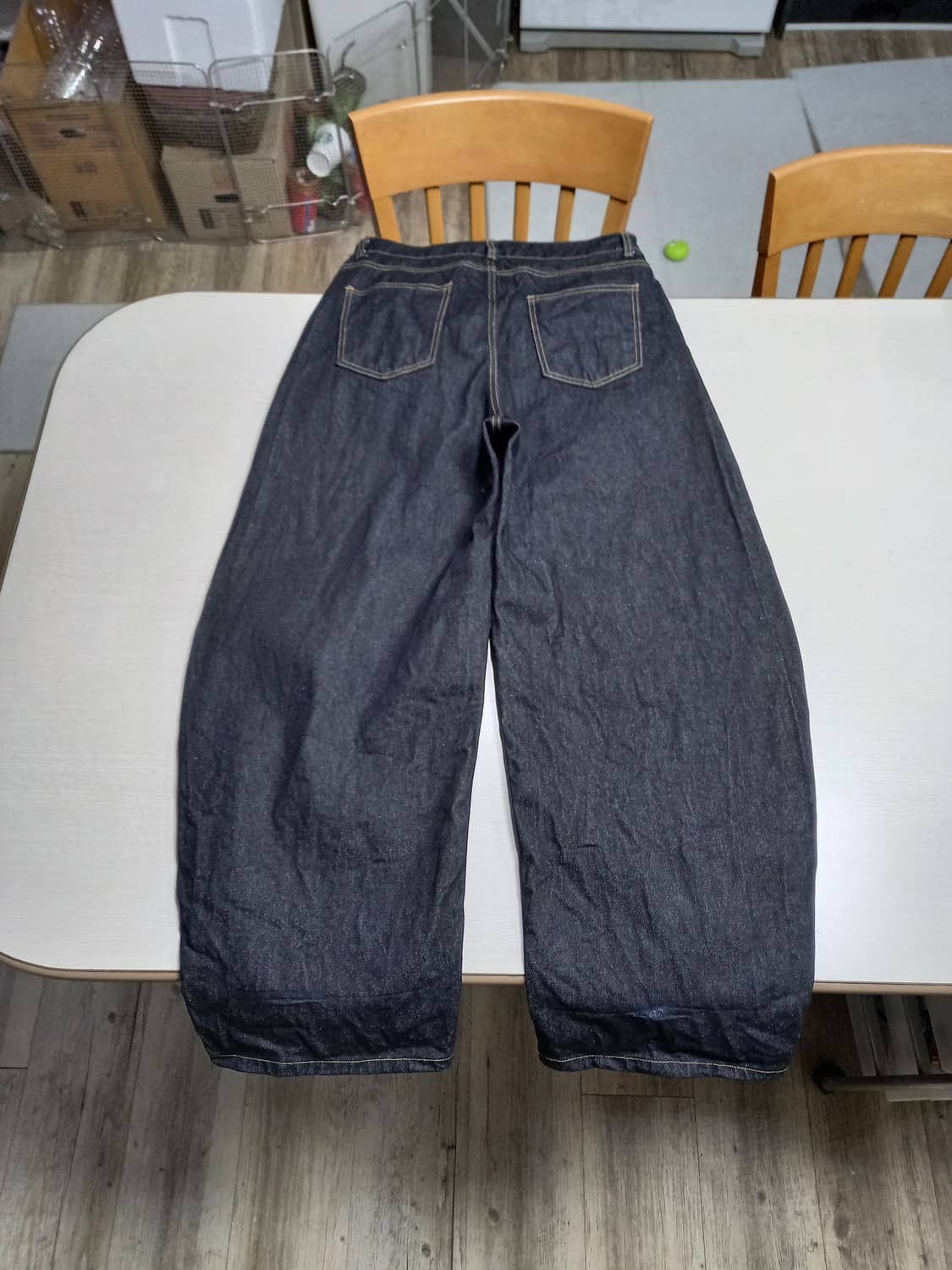 32 BY THE STAR Kor 생지 벌룬데님 블랙 32-383 상품이미지2