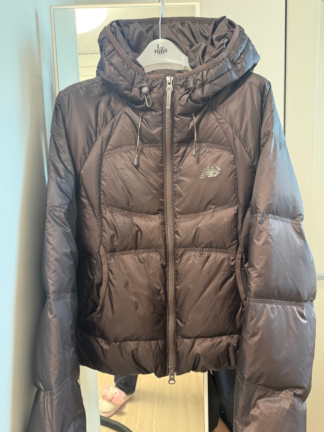 뉴발란스 플라잉 경량 후드 다운 상품이미지4