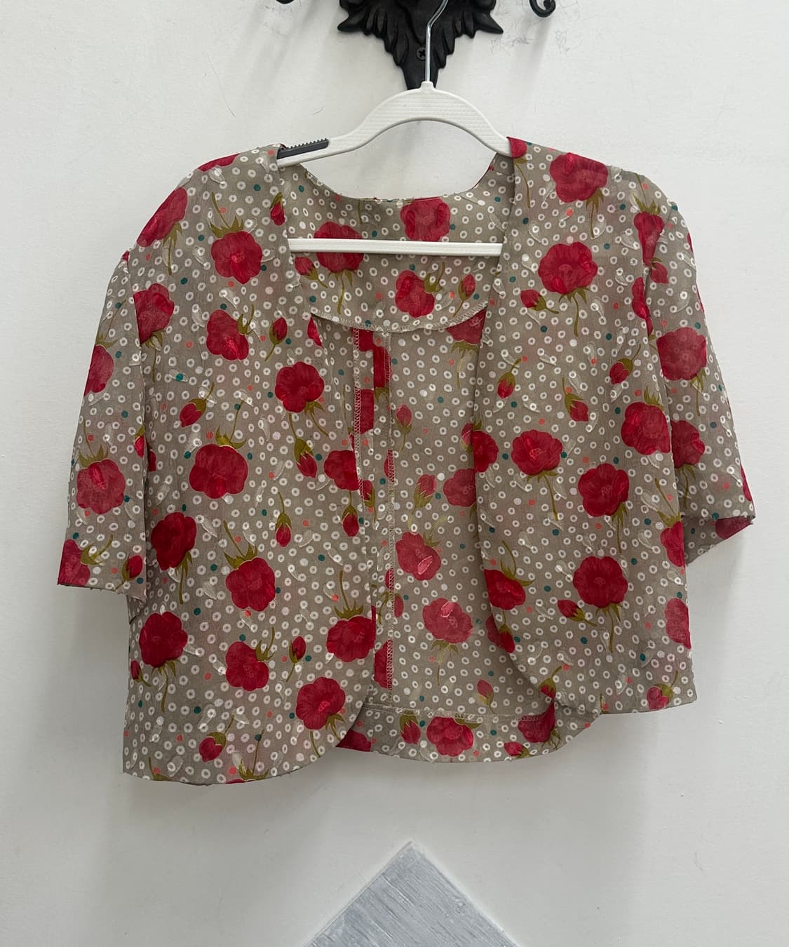 🍓하구미의 여름여행 가디건 코디세트🍓 레이어드 블라우스 러블리 상품이미지6