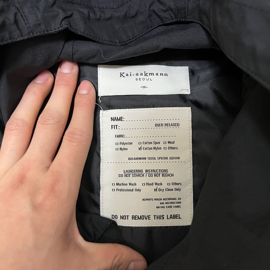 새상품 카이아크만 스탠다드 후드 야상 자켓 M/95  상품이미지4