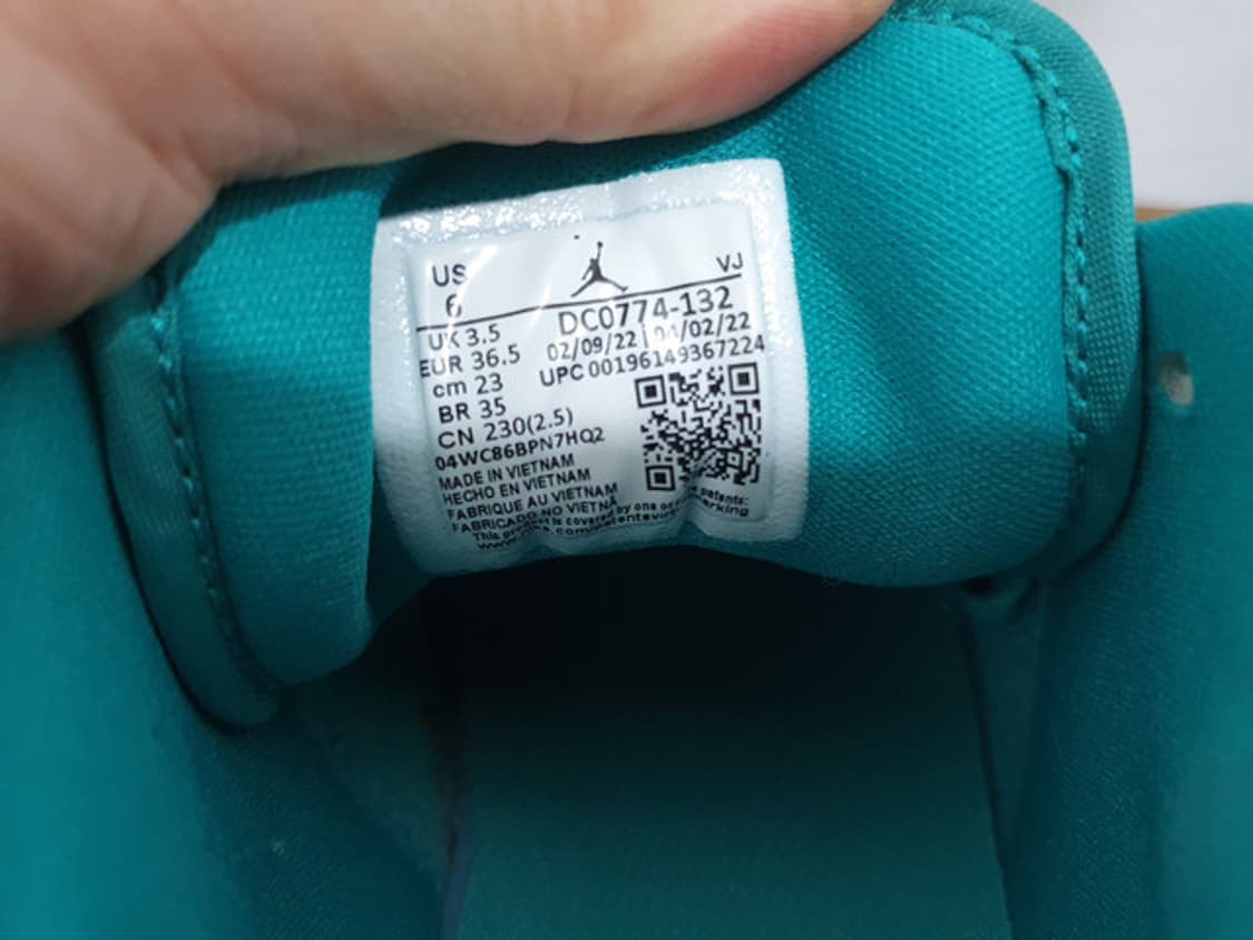 NIKE 나이키 조던 1 로우 뉴 에메랄드 (230MM) 상품이미지10