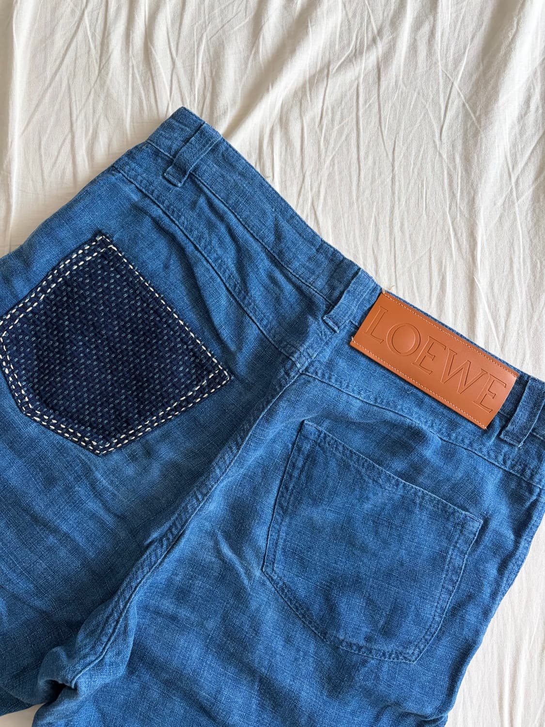 로에베 패치 피셔맨 린넨팬츠 상품이미지6