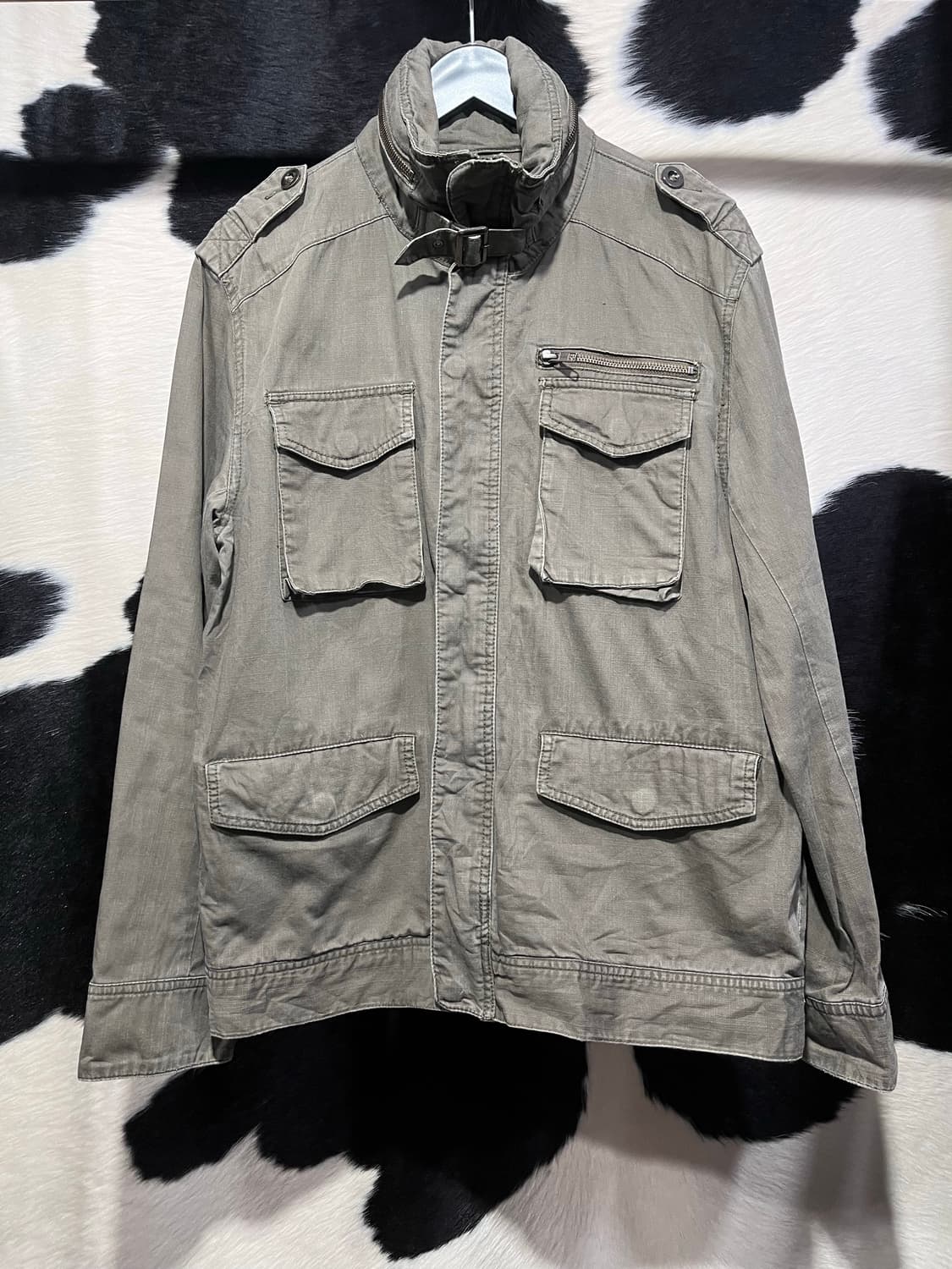 Y2K 카키 자켓 상품이미지3