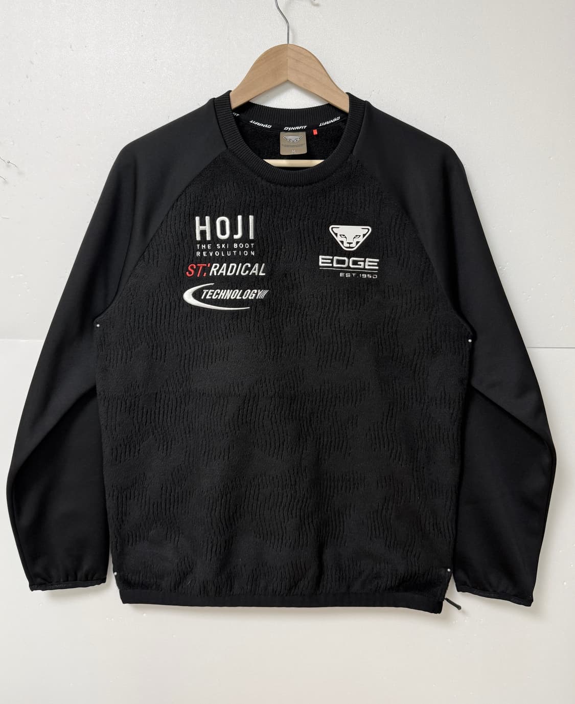 다이나핏 기능성 플리스 맨투맨 블랙 95 데일리 상품이미지1