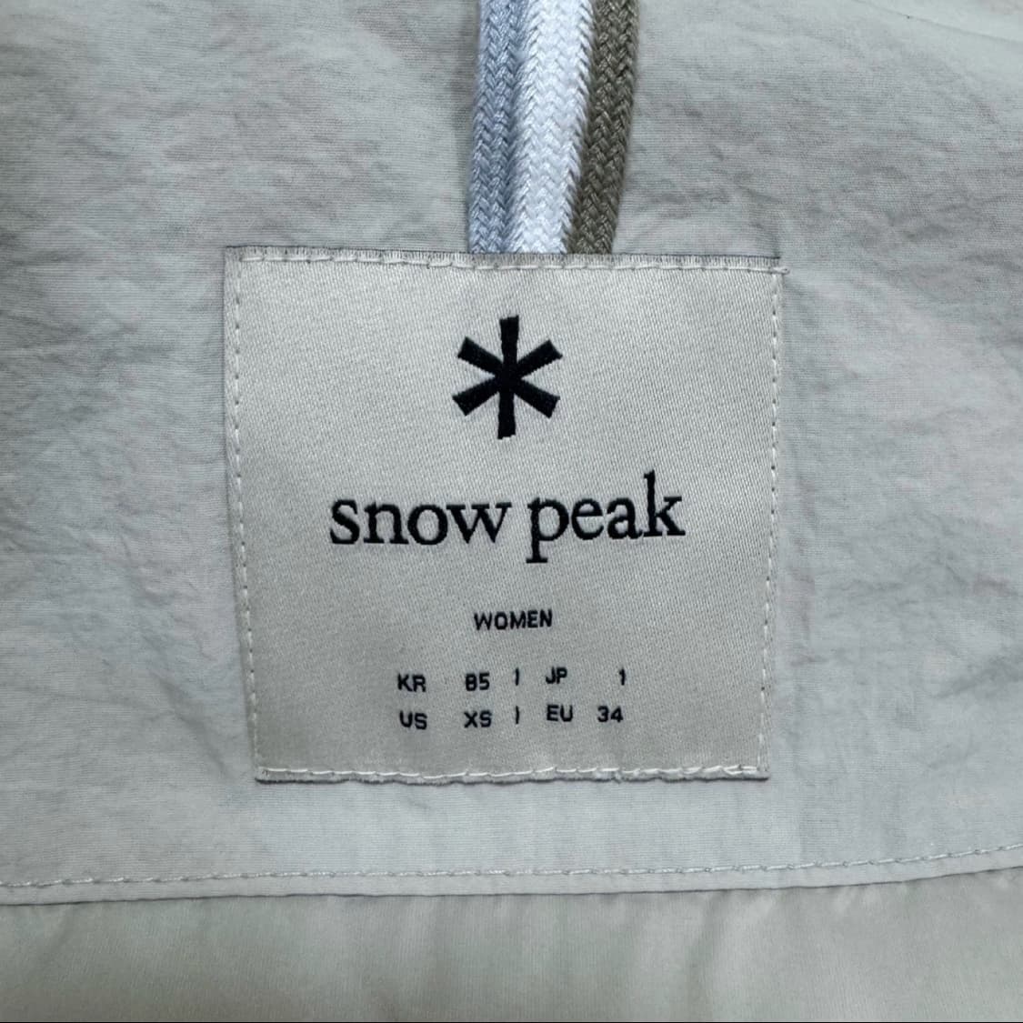 스노우피크 여성 경량 다운 패딩 베이지 85 상품이미지4