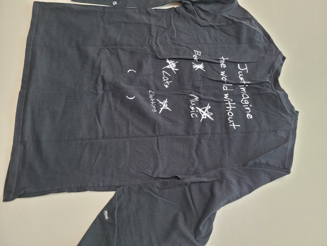 에잇세컨즈 8seconds 남자 긴팔 티셔츠 110 블랙 상품이미지9