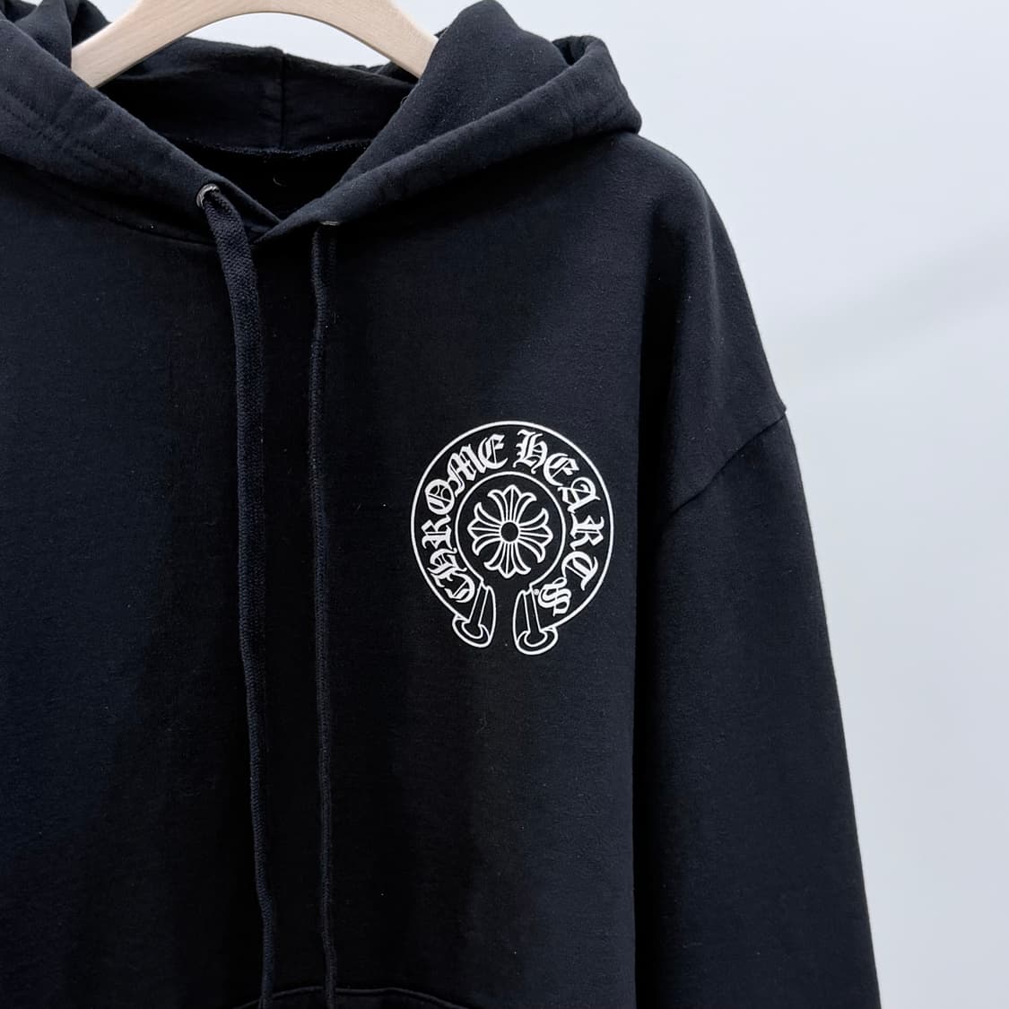 [S+급/L] 크롬하츠 로스앤젤레스 홀스슈 후드티 블랙 상품이미지5