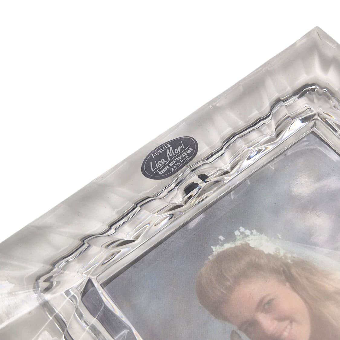 90s 호야 오스트리아 리드 크리스탈 물결 액자 상품이미지5