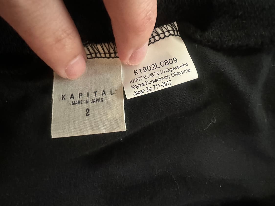 KAPITAL 캐피탈 ECO 에코 KAKASHI 카카시 셔츠 (BONE 상품이미지4