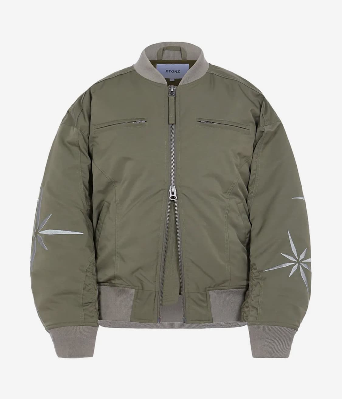 엑스톤즈 인시전 셔링 MA-1 자켓 (KHAKI) 상품이미지1