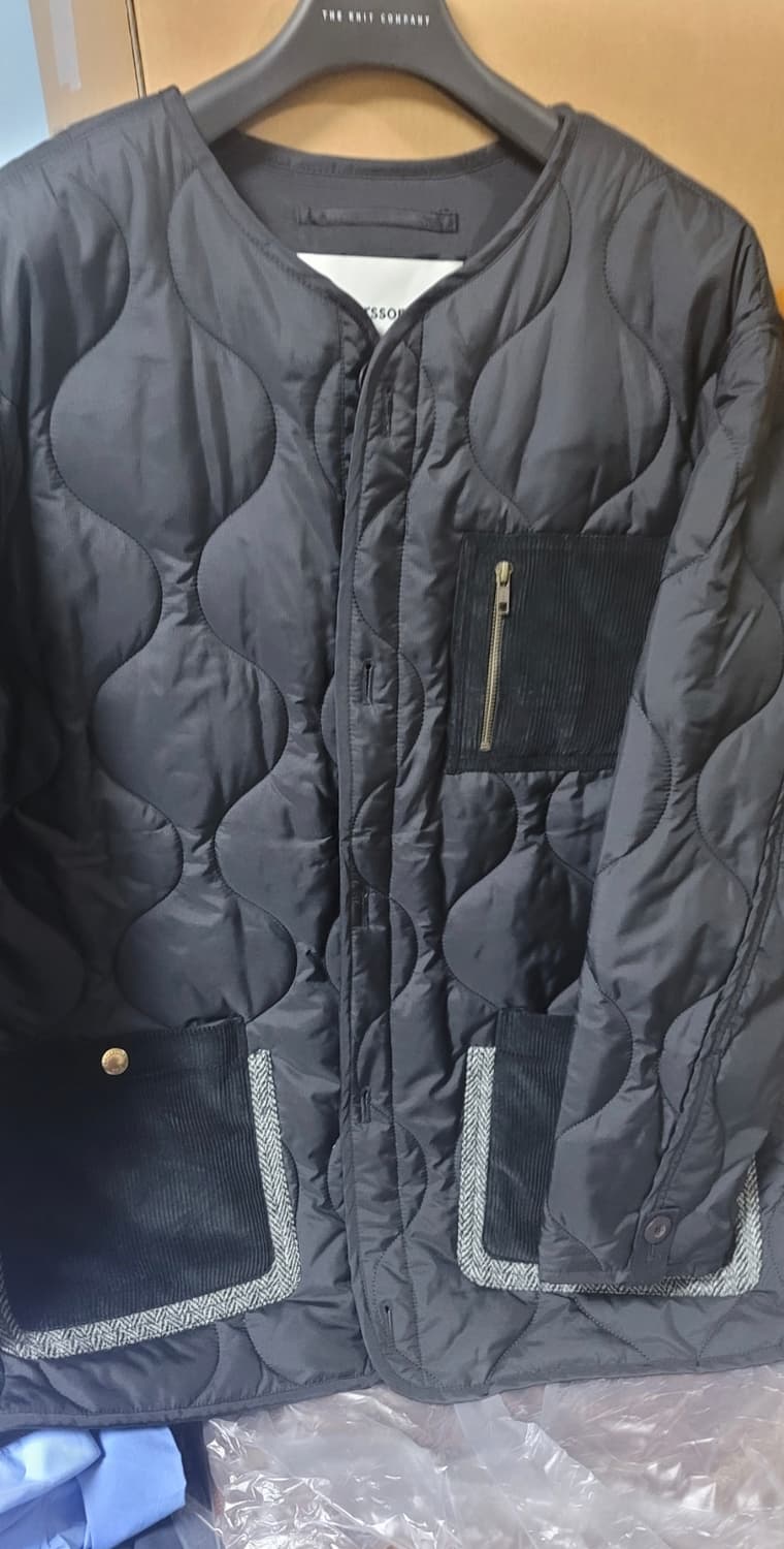 앤더슨벨 해리스 트위드 퀼티드 바인딩 자켓 S 상품이미지2