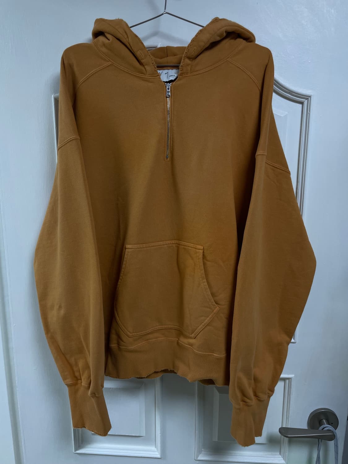 안셀름 25aw 하프집업 후디 옐로우 (2) 상품이미지2