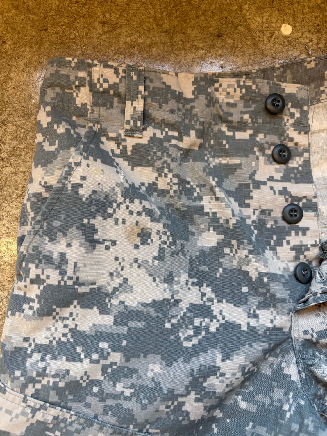 착샷O 미군 ACU 밀리터리 카고 팬츠 상품이미지4