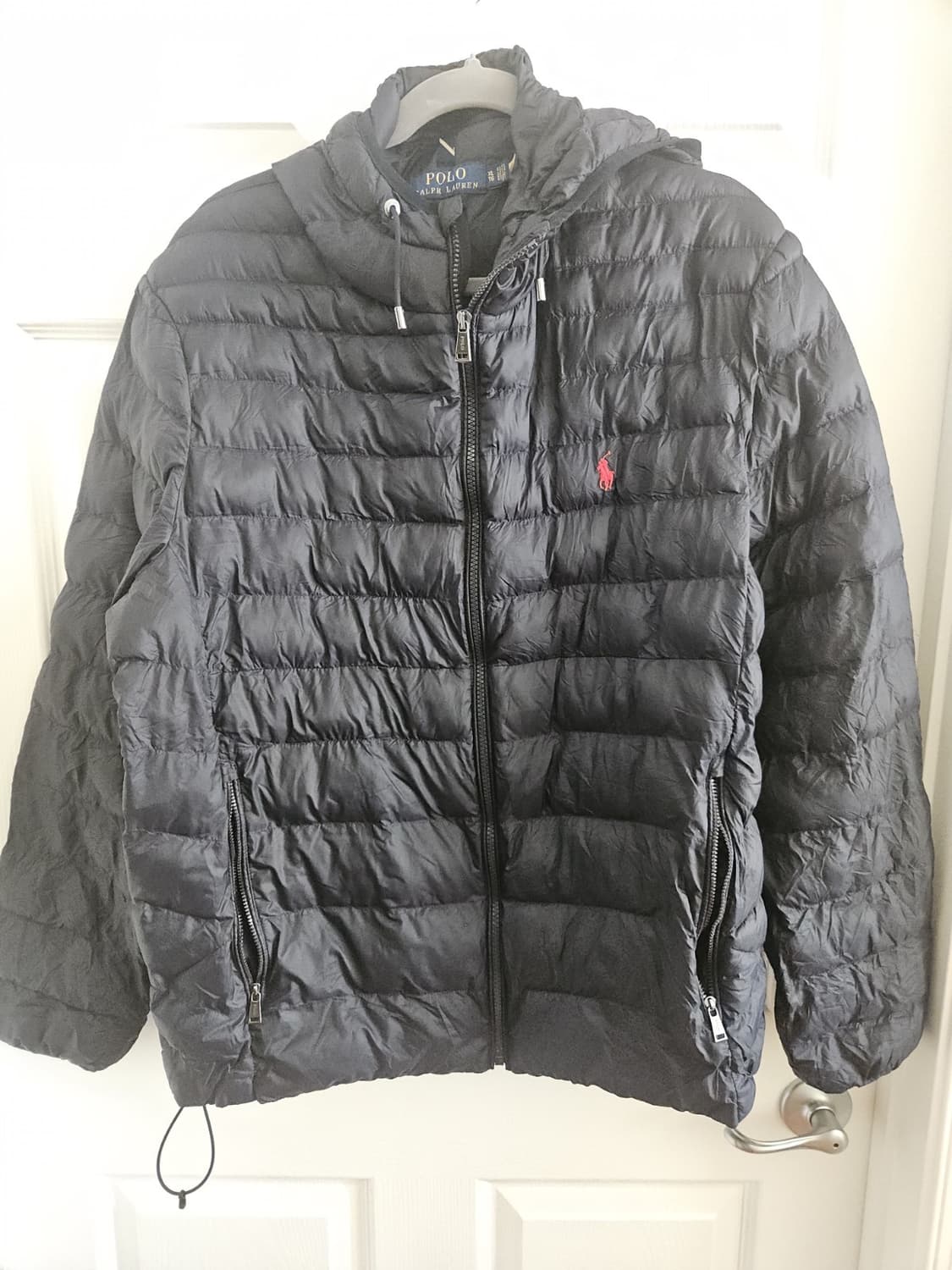 폴로 랄프 로렌 경량 후드 다운 패딩 자켓 상품이미지1