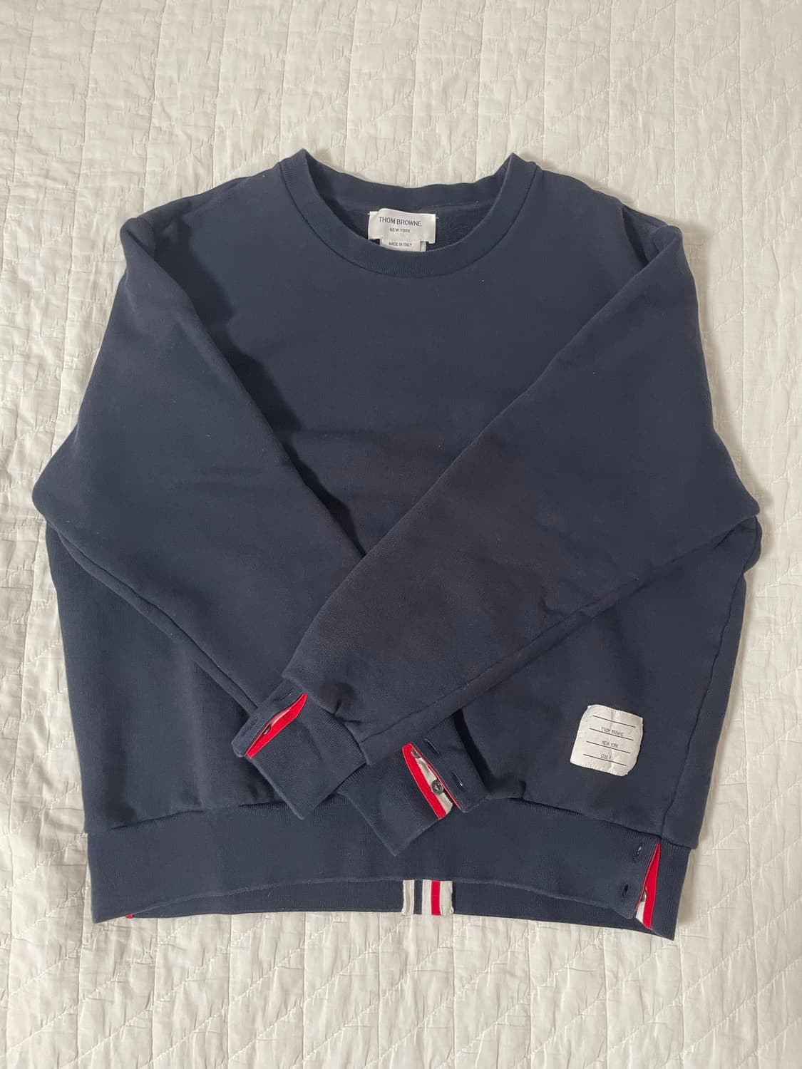 {정품} 톰브라운 백삼선 맨투맨 4사이즈 상품이미지1