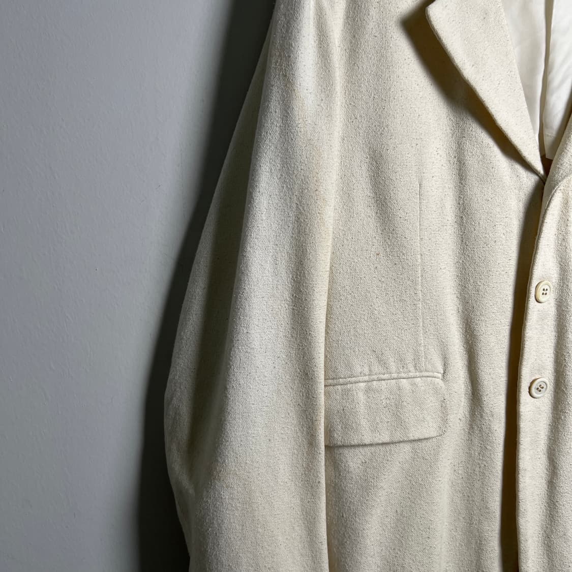 90's 꼼데가르송 옴므 플러스 싱글 블레이저 M 상품이미지8