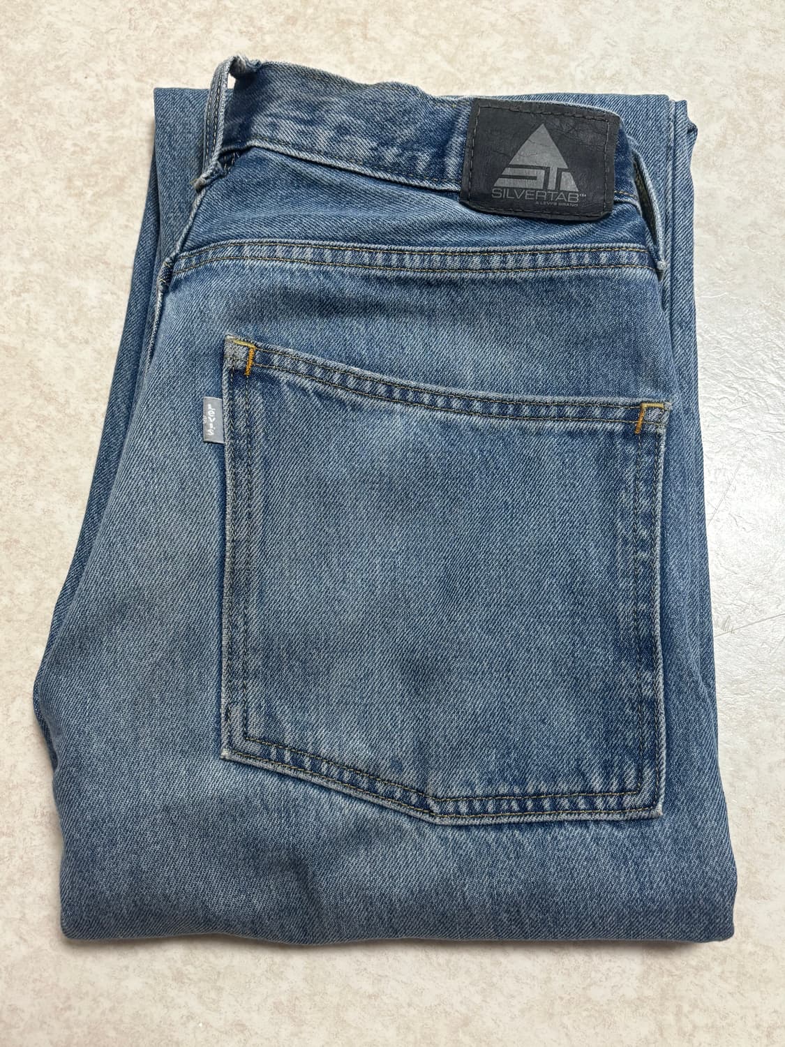리바이스 실버탭 미디엄 인디고 루즈핏 데님 팬츠 28사이즈 상품이미지2