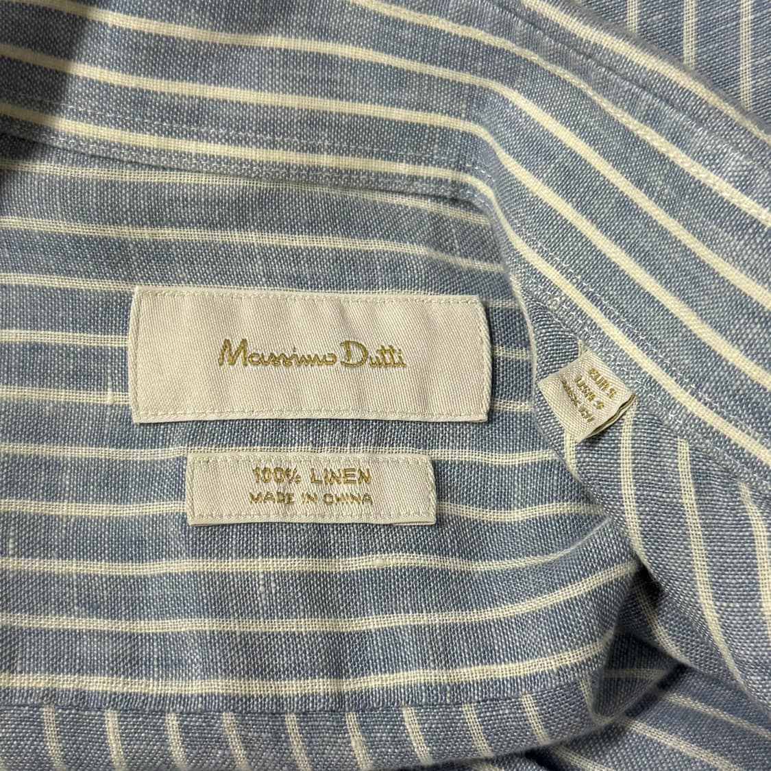 마시모두띠 Massimo Dutti 린넨 스트라이프 셔츠 상품이미지6