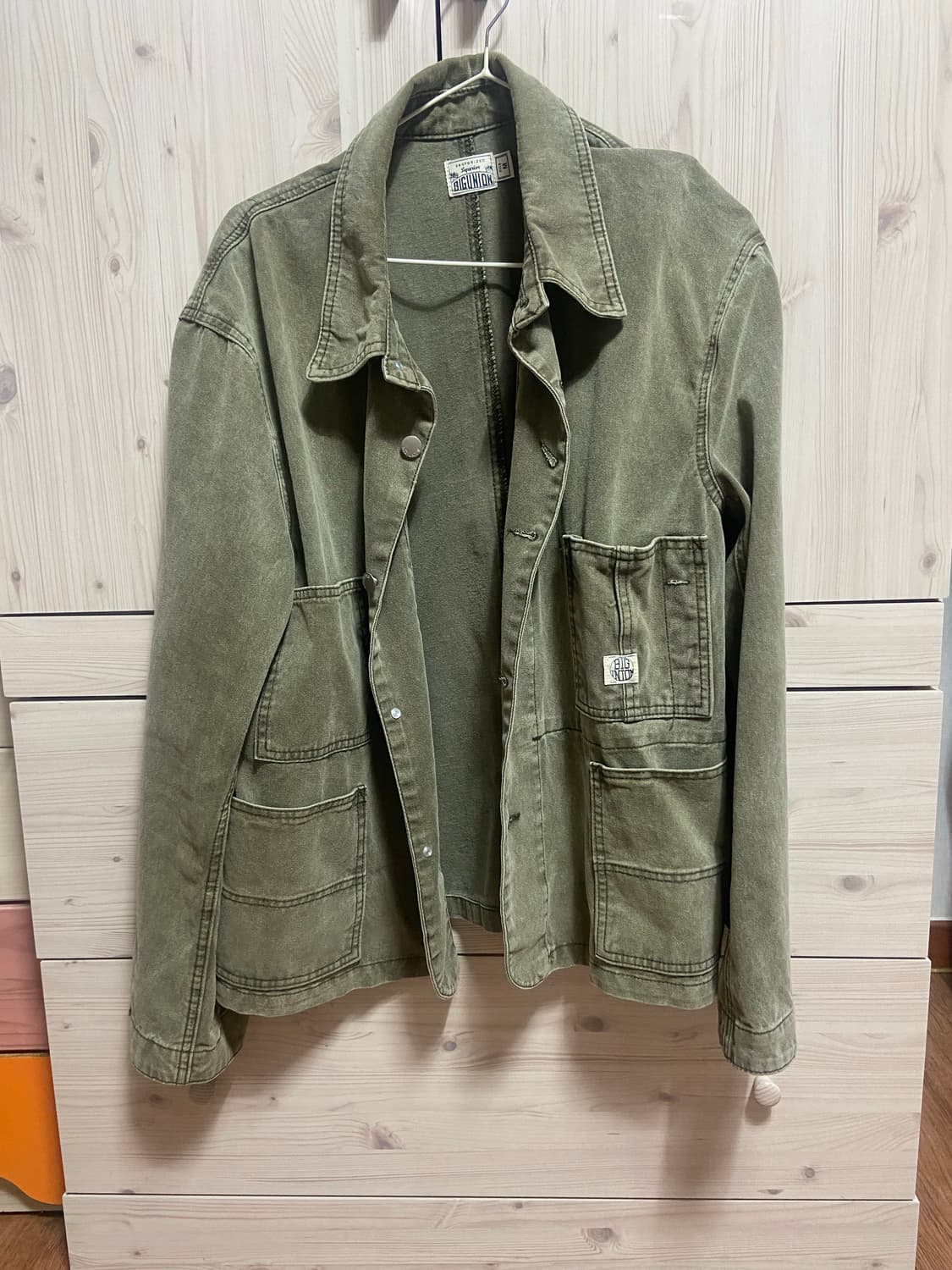 [M] 빅유니온 워크자켓 카키 상품이미지2