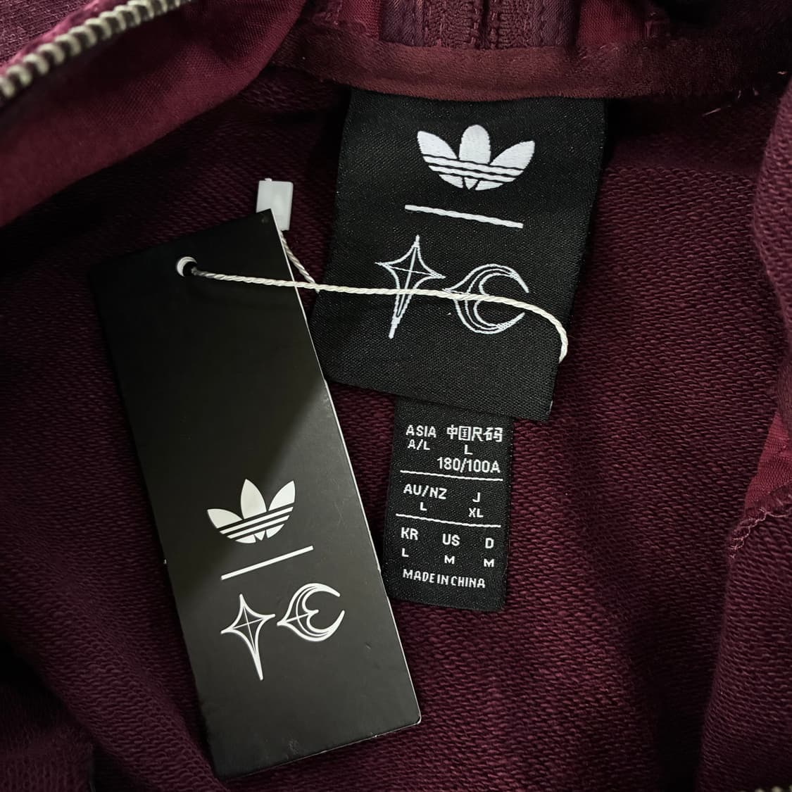 아디다스 떠그클럽 후드집업 L 상품이미지3