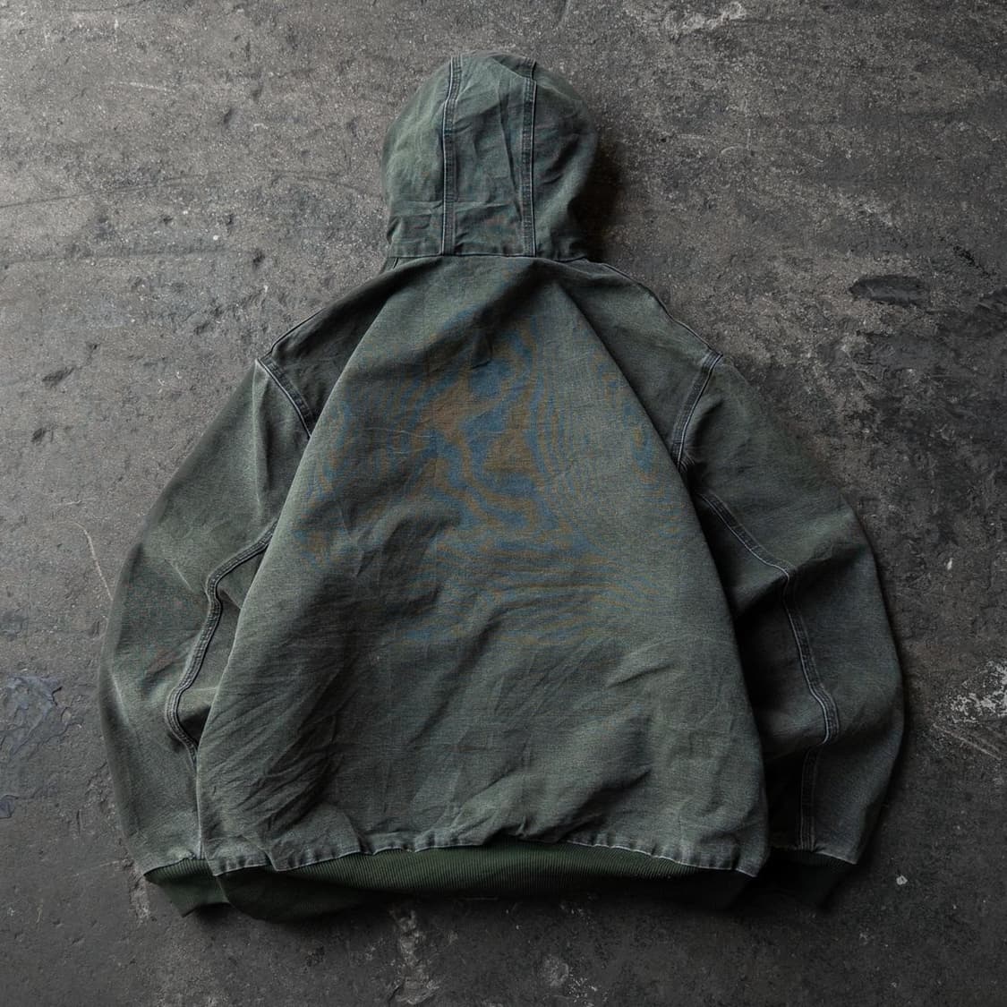 칼하트 J26 모스 그린 후드집업 자켓 상품이미지3