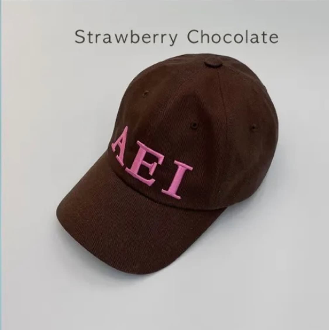 아에이오우 로고 레터링 캡 상품이미지2