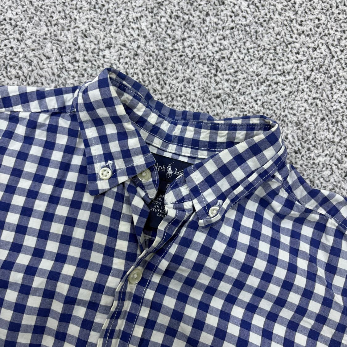 6 폴로 랄프로렌 키즈 체크 셔츠 남방 0311J 상품이미지2