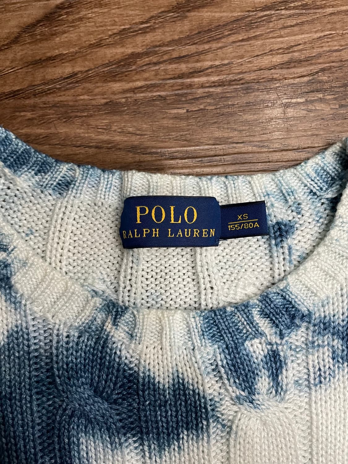 폴로 랄프로렌 타이다이 케이블 니트 코튼 스웨터 상품이미지7