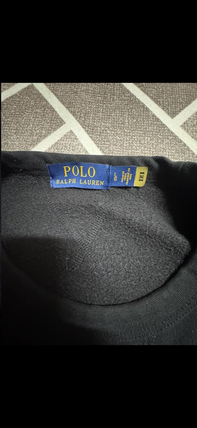 폴로 랄프로렌 블랙 맨투맨 L 상품이미지3