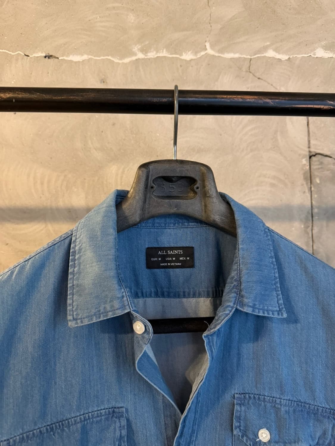 올세인츠 데님 셔츠 100 상품이미지3